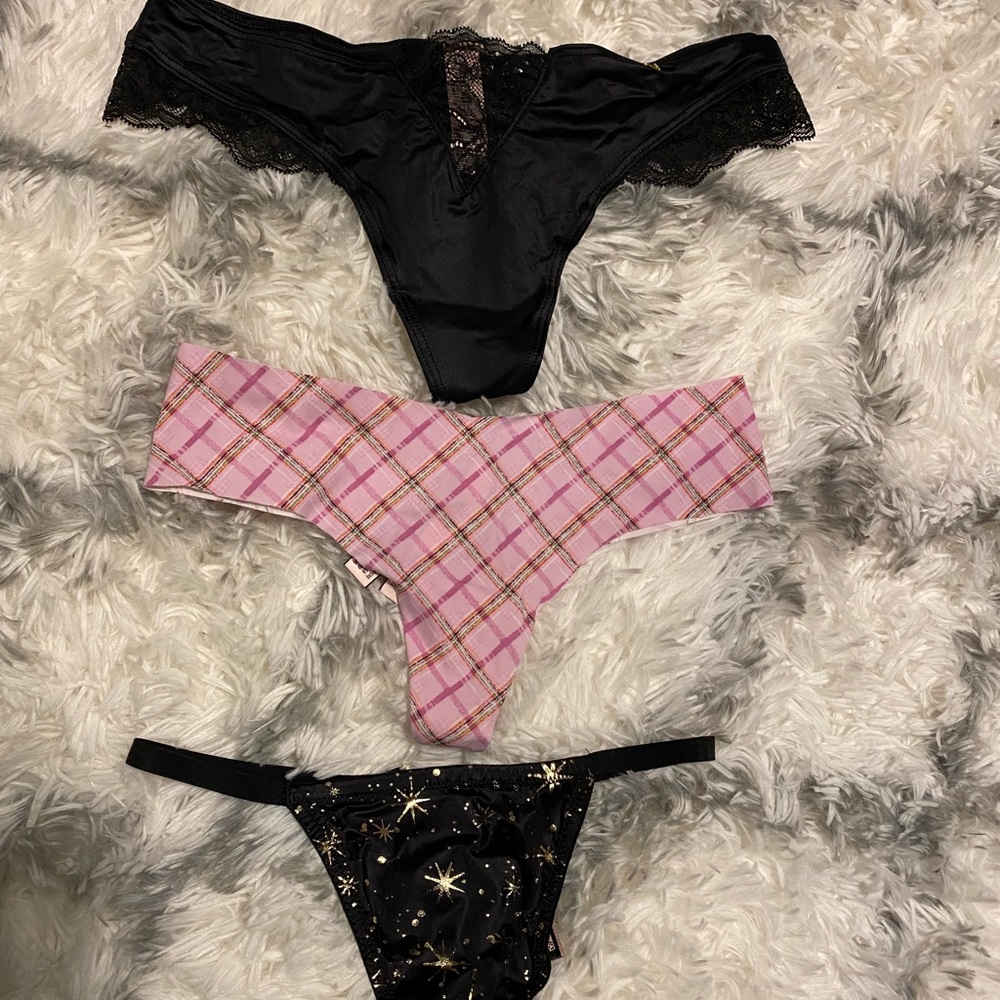 Victoria’s Secret thongs size XS, never been worn or tried on.